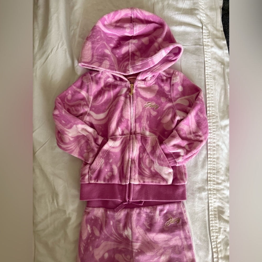 Juicy Couture Pink Swirl Kids Set